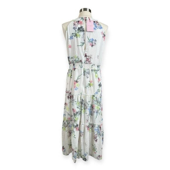 Ted Baker Kahlay Pergola Floral Maxi Dress Women Size 4 (US 8-10) Sleeveless NWT - Picture 5 of 10